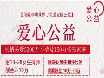 丰宁捐卵助孕生子 爱心志愿者招募
